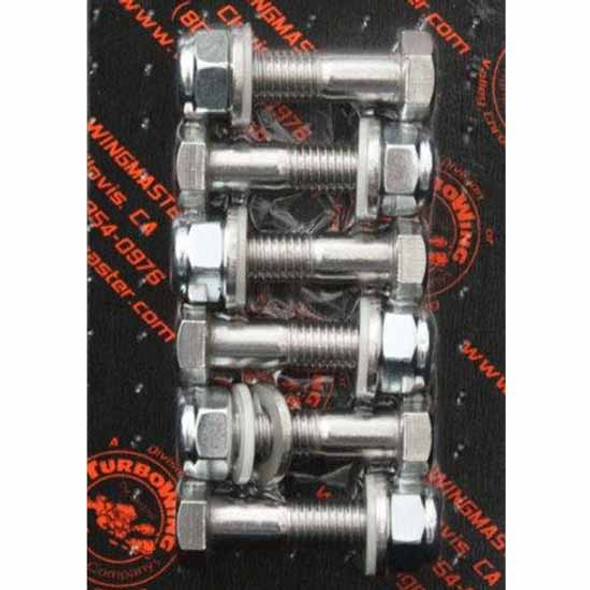 Stainless Steel Bumper Bolt Kit - 6 Piece