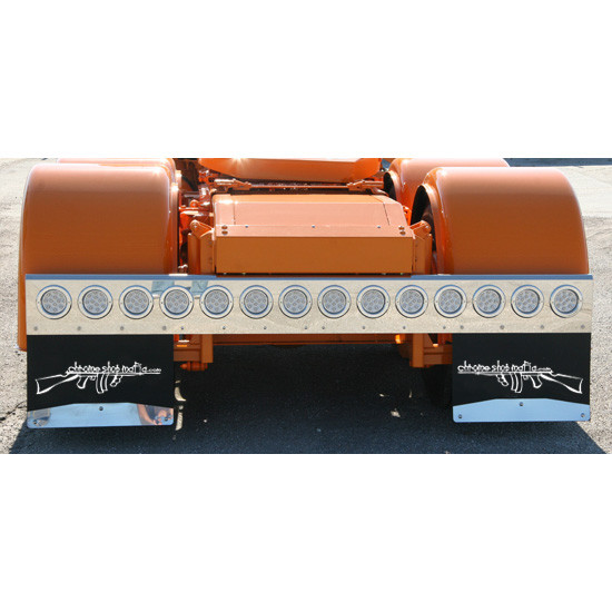 CSM SS 96 Inch Full Rear Light Bar W/ 14 Round 4 Inch Light Holes