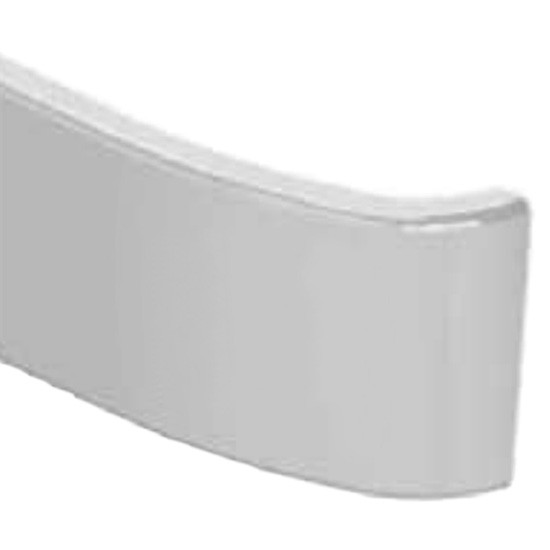Valley Chrome Texas Square Rolled End Bumper 18 Inch W/ Mounting & Tow/Hitch Holes For International