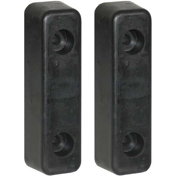 2.25 X 2 X 7.75 Inch Molded Rubber Bumper For Rear Of Truck Or Trailer