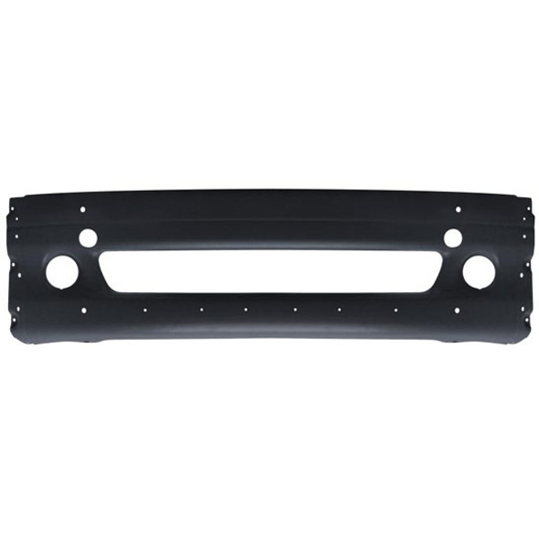 BESTfit Black Steel Center Bumper Section W/ Tow Holes Replaces 21-26020-011 For Freightliner Columbia