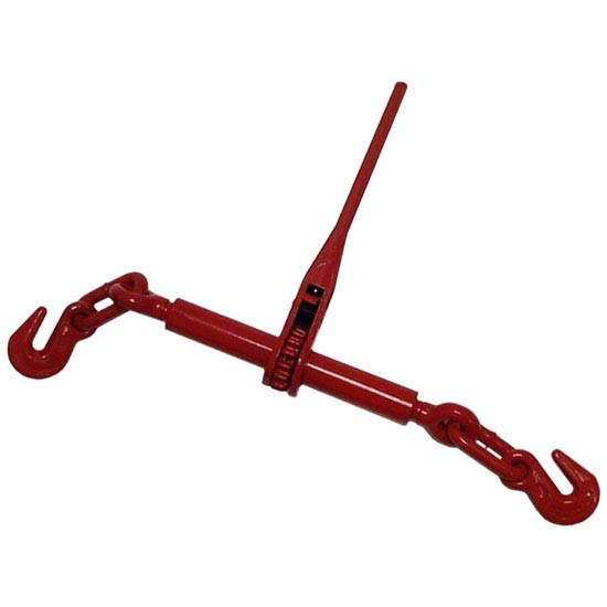 Forged Steel Ratchet Style Cargo Load Binder W/ 5400 Lb Load Limit For 3/8 or 5/16 Inch Grade 70 Chains