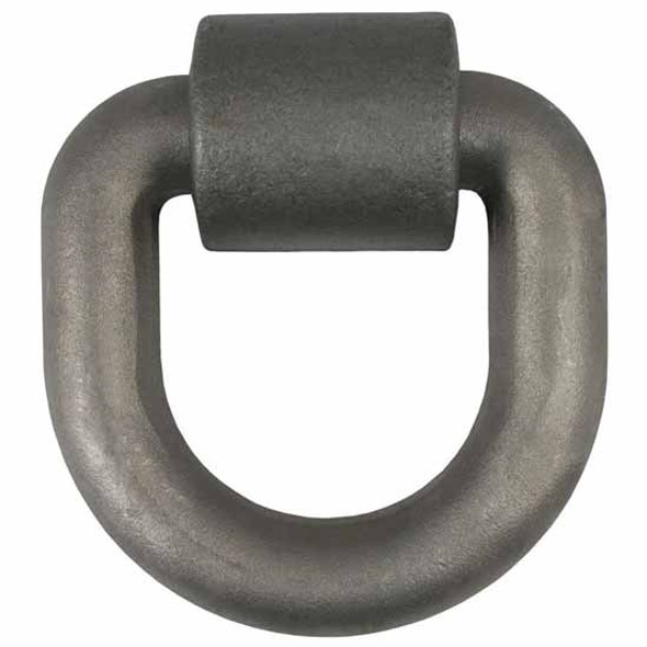 3 X 3 Inch Raw Steel Weld-On Tie-Down D-Ring - 46,760 Lbs. Capacity