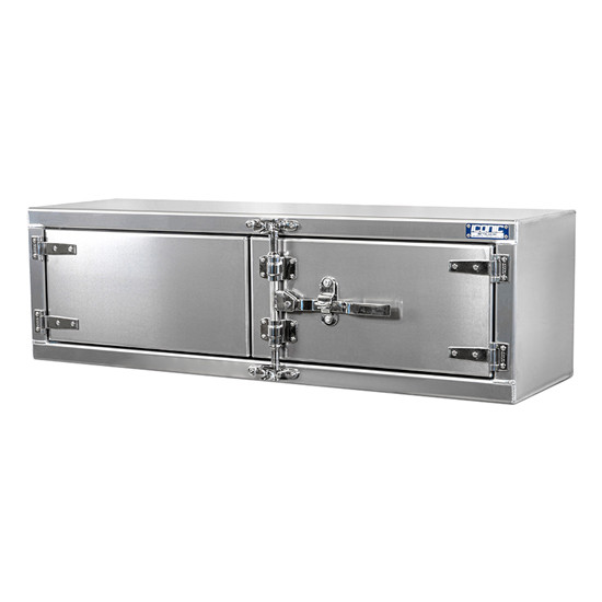 Smooth Aluminum Underbody Tool Box W/ Cam Lock Doors, 60 X 18 X 18 Inch