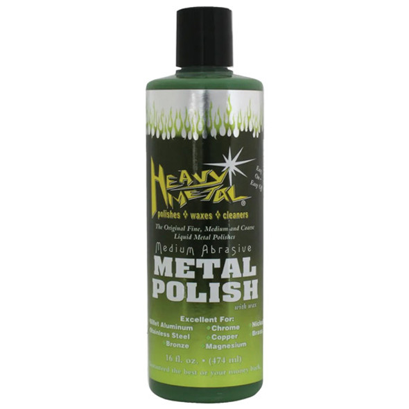 Heavy Metal Green - Medium Abrasive Polish - 16 Oz.