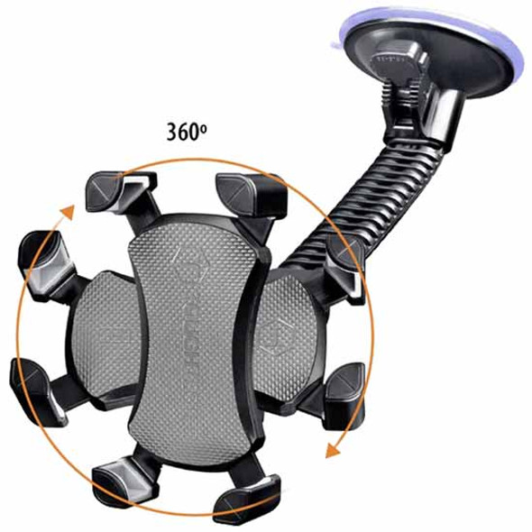 Adjustable Windshield Phone Mount W/ 360 Degree Rotation