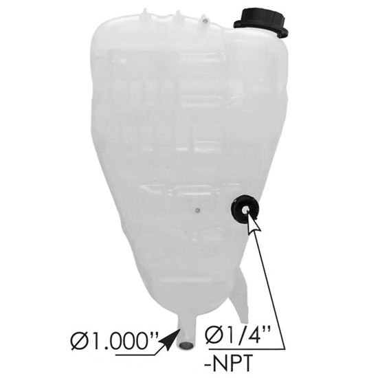 Coolant Reservoir Replaces 2510603C92 For International ProStar