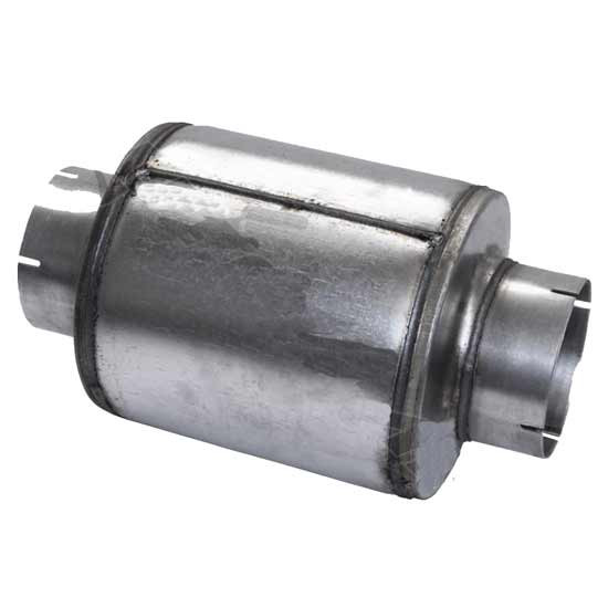 Galvanized Steel Exhaust Resonator 5 Inch Inlet With 9 Inch Body