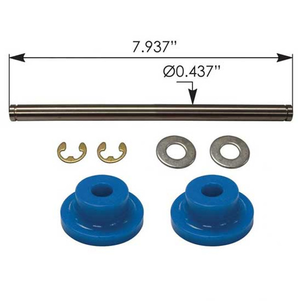 Exhaust Bushing Kit Upper With Sleeve For Peterbilt 389/388
