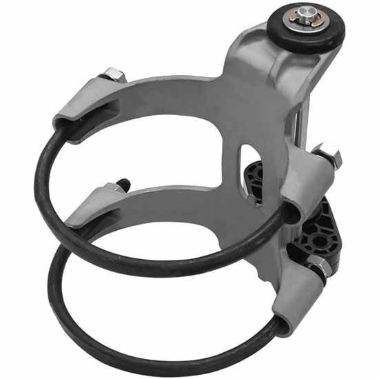 Upper Exhaust Slider Clamp Assembly With Bushings & Slide Pin  For Peterbilt 388, 389 - Passenger Side