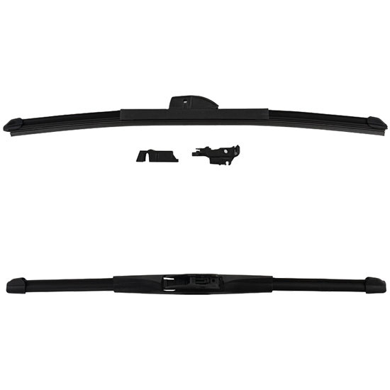 19 Inch Rubber Wiper Blade W/ 9MM Hook, 3/16 Inch Side Lock