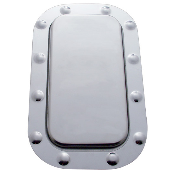 SS 3.75 X 9 Inch Vent Cover For Peterbilt