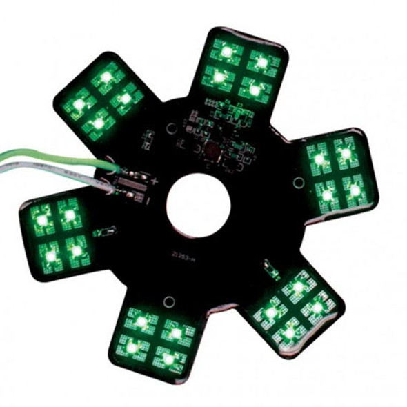 5 1/8 Inch Green Star Inner Air Cleaner LED W/ 24 Diodes For 13 Inch Donaldson & Vortox Air Breathers