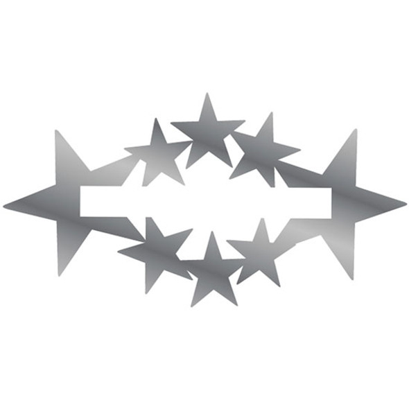 Stainless Steel Hood Logo Trim - Stars