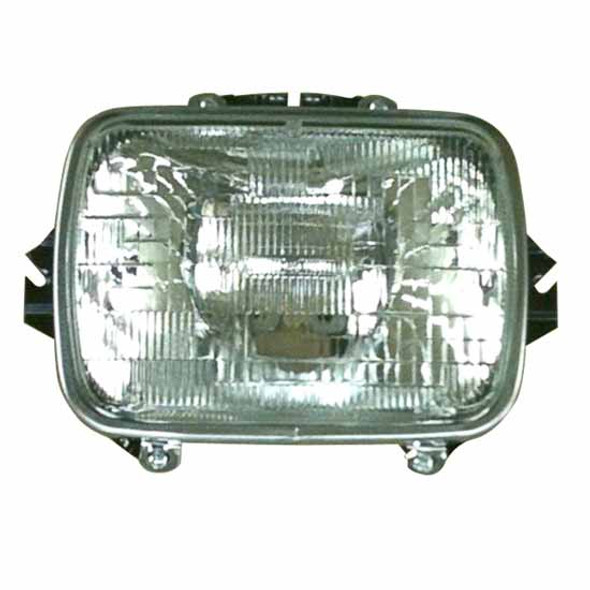 BESTfit Single Square Headlight With Retaining Ring & Back For Ford & International