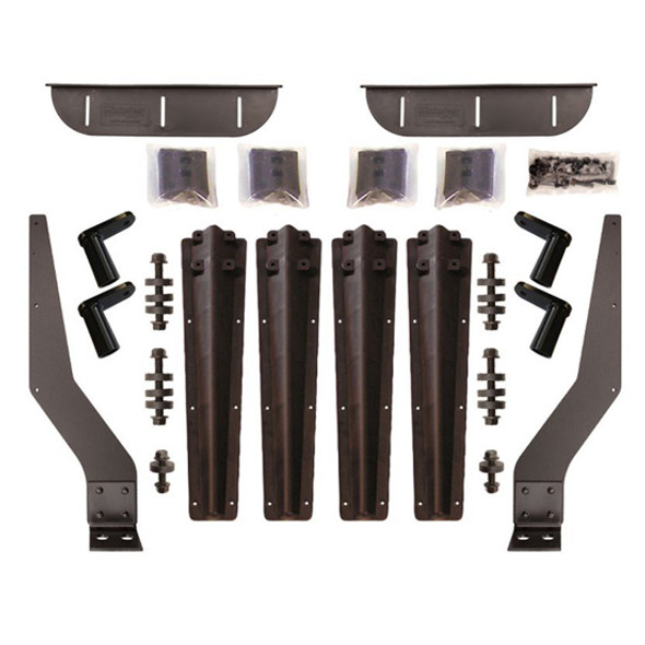 Minimizer Black Plastic Bracket Set For Full Fenders