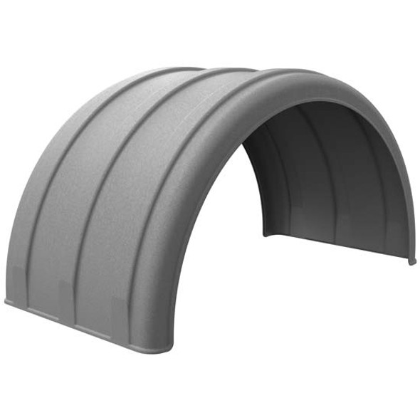 Minimizer 2481 Full Radius Galvanized Poly Single Fender