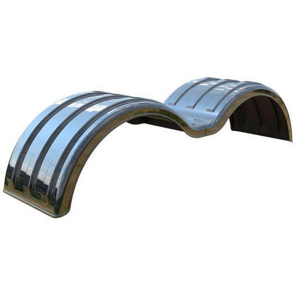 Minimizer Double Deuce 102 Inch Tandem Axle Fenders Smokey Black Finish - Pair