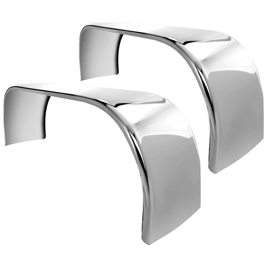 Vendetta Premium 14 Gauge 304 SS Full Fenders - 35.5 Inch W/Out Brackets