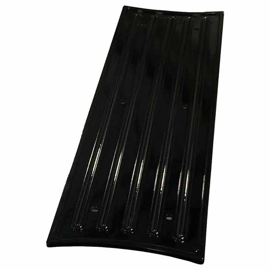 Billet Step Plate 6 X 12 Inch Gloss Black S1 Style