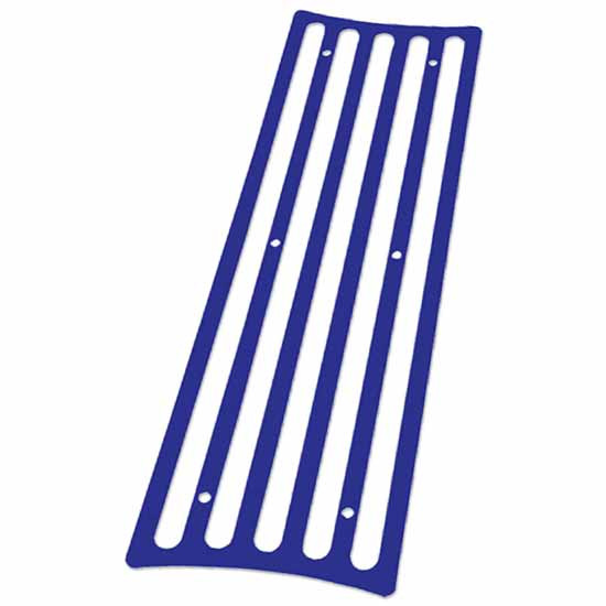 Steel 4 X 20 Inch Rectangle Step Plate Insert - Post Office Blue For Iowa Customs Series 1 Step