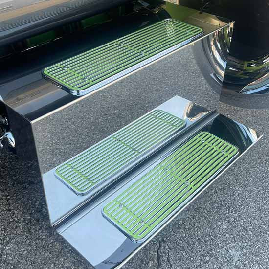 6 X 20 Inch Crystal White Step Plate Insert For S2