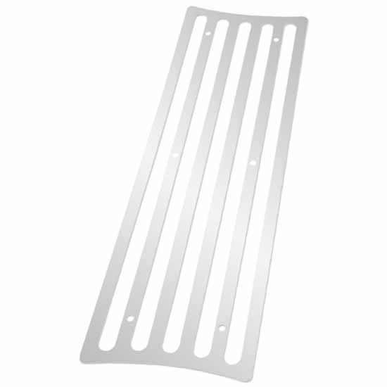 Stainless Steel 4 X 20 Inch Rectangle Step Plate Insert - Polished For Iowa Customs Series 1 Step