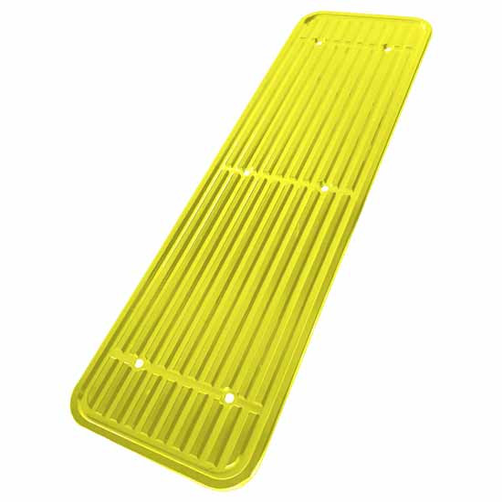 6 X 12 Inch Yellow S2 Style Step Plate