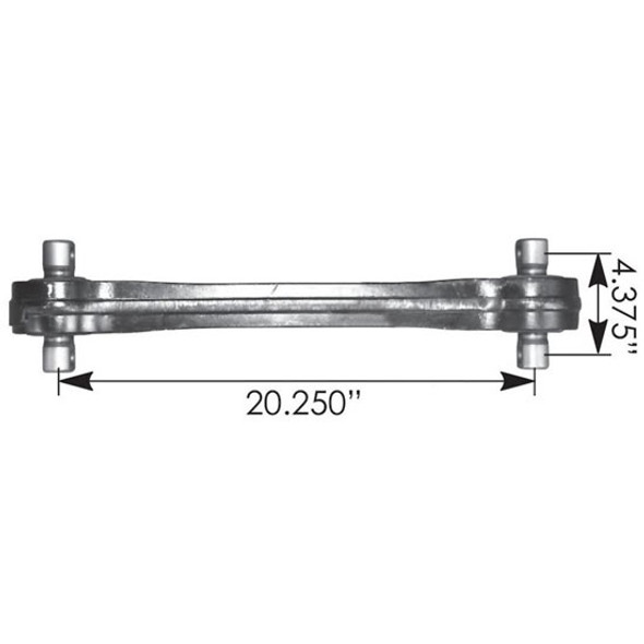 Aluminum Torque Rod With Bushings Replaces C65-1008 & C65-1009 For Kenworth AG-200 & AG-400 Suspensions