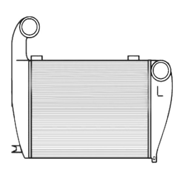 BESTfit Charge Air Cooler Kit 26 X 22.5 Inch For Freightliner FLA & FLB Cabover