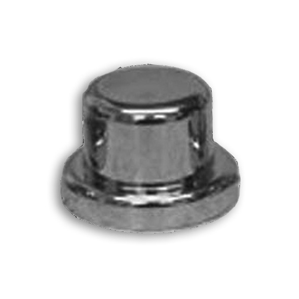 12MM & 7/16 Inch Chrome Plastic Bolt Heads Top Hat Nut Cover W/ Flange