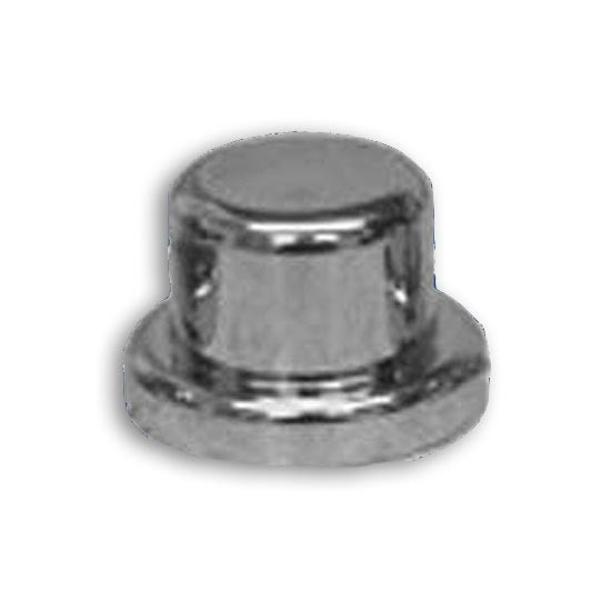14MM & 9/16 Inch Chrome Top Hat Nut Cover With Flange - 10 Pack