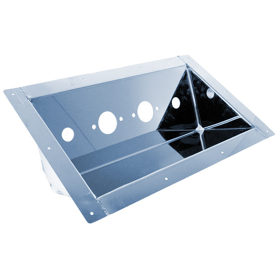 CSM Air Line Box Trough Style With Holes For Dual Electric Plugs