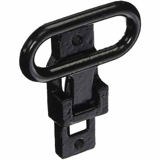 Black Powder-Coated Cast Steel Safety Folding Foot/Grab Step