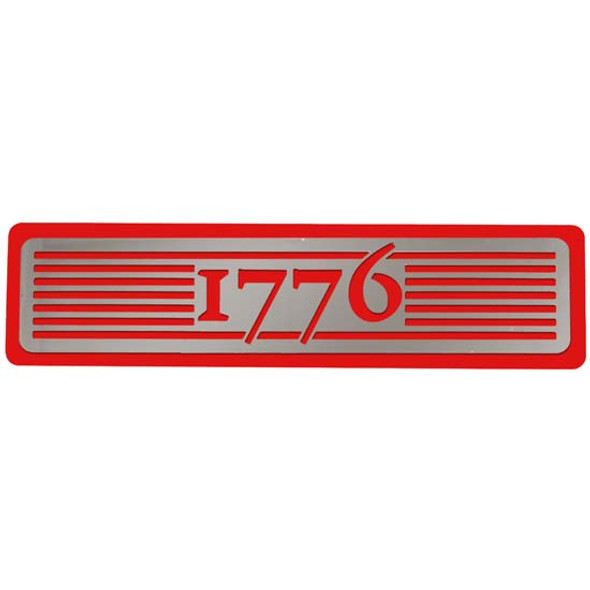 CSM 1776 Step Plate - Red Powder Coat, 5 X 20 X 1/4 Inch