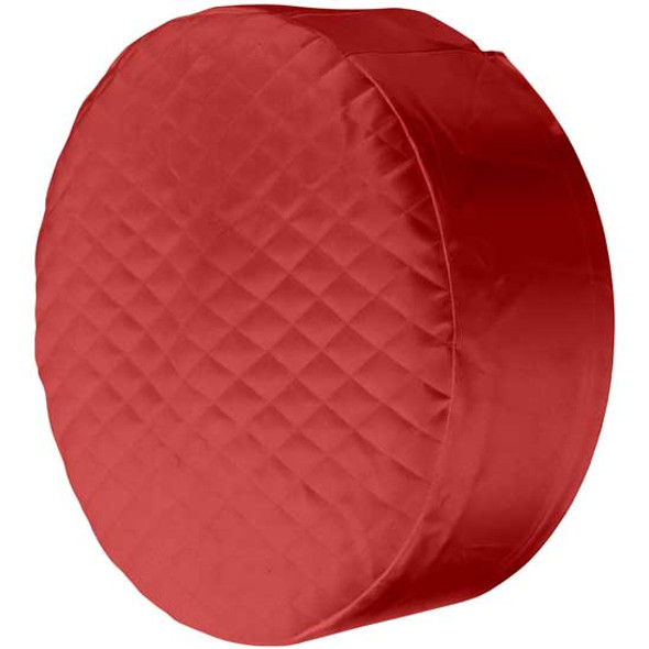 26 X 9 Inch Quilted Red Vinyl Fuel Tank Cover