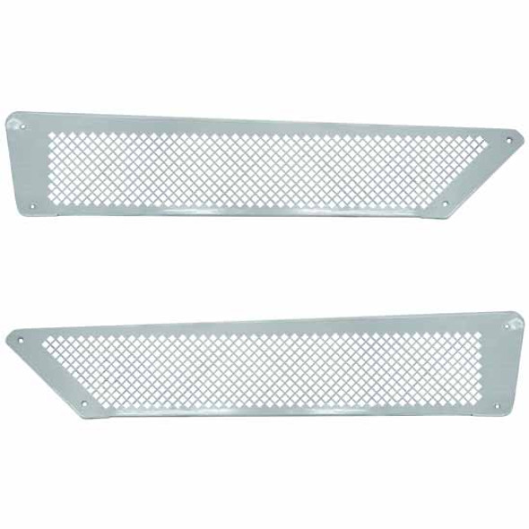 Stainless Steel Air Intake Grille For Freightliner Cascadia 116, 126 - Pair