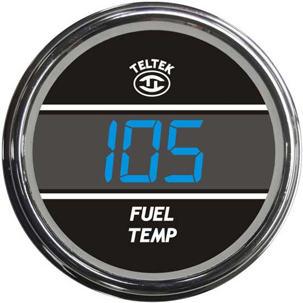 Blue Digital Fuel Temperature Gauge 99-180 Degree F