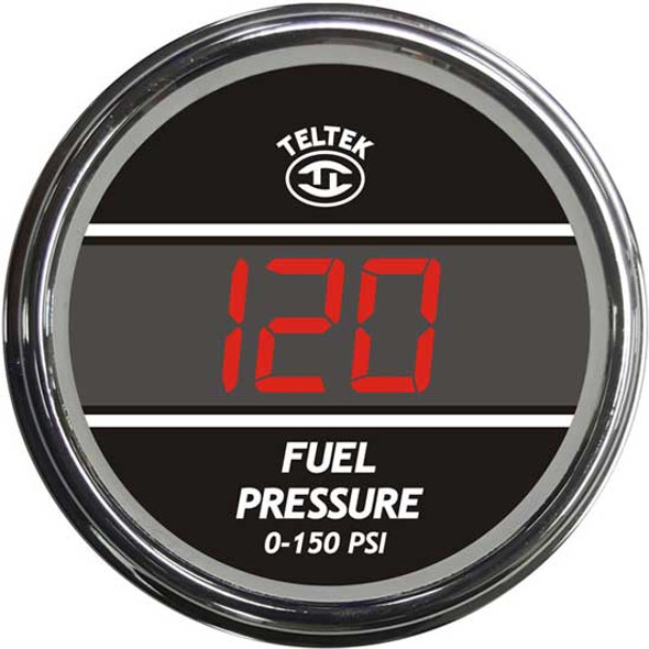 Red Digital Fuel Pressure Gauge 0-150 PSI