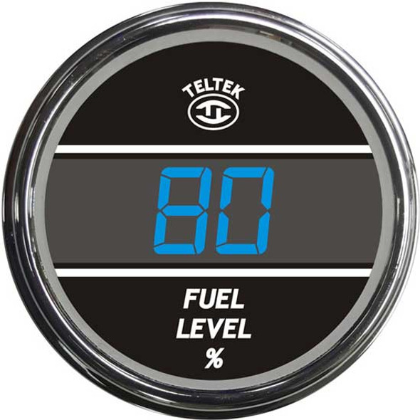 Blue Digital Fuel Level Gauge 0-100%
