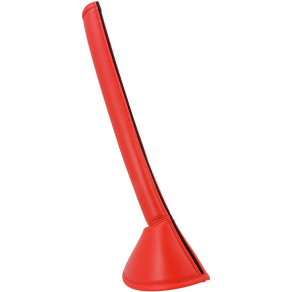 Matte Red Vinyl Shift Boot Stick Cover 30 Inch