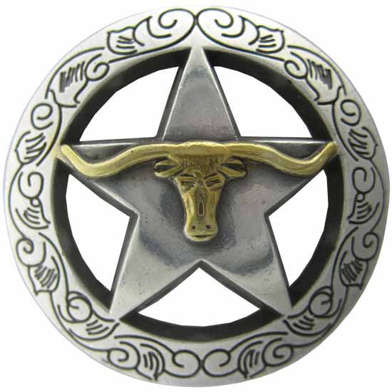 Billet Brake Knobs With Texas Ranger Star & Bull Skull