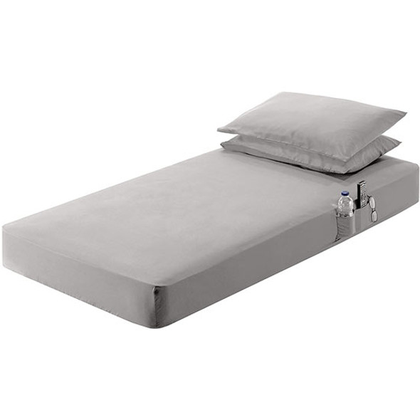 Gray 54 X 80 X 7.5 Inch Bed Sheet