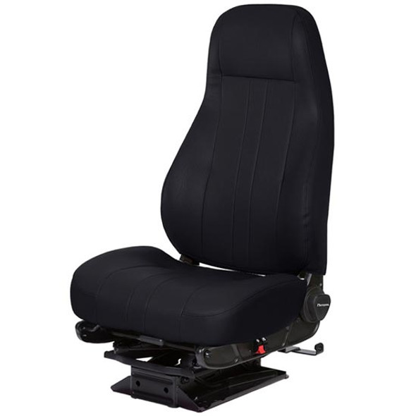National Captain Low Base High Back Air Seat With No Armrests - Black Vinyl