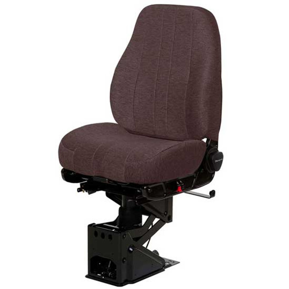 National Chocolate Brown Mordura Cloth Captain Air Mid Back Seat Standard Base W/ Standard Damper, , Back Cycler, Air Lumbar Support, & W/O Arm Rests & Back Cycler