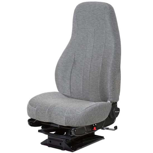 Medium Gray Mordura Cloth Captain Lo Air High Back Seat Low Base W/ Back Cycler, Air Lumbar Support, & W/O Arm Rests & Back Cycler