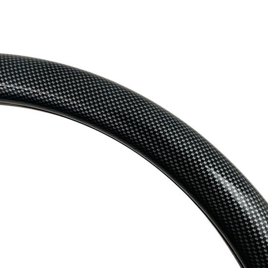 18 Inch Carbon Fiber Vinyl Half Wrap Steering Wheel Cover