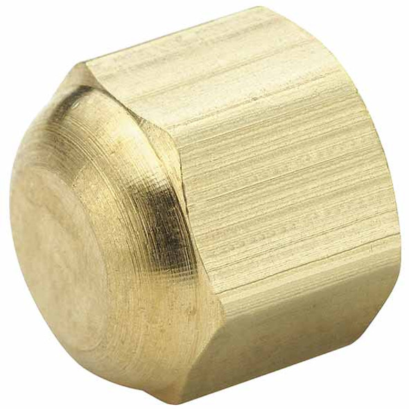 1/4 Inch Brass Flared Cap Nut