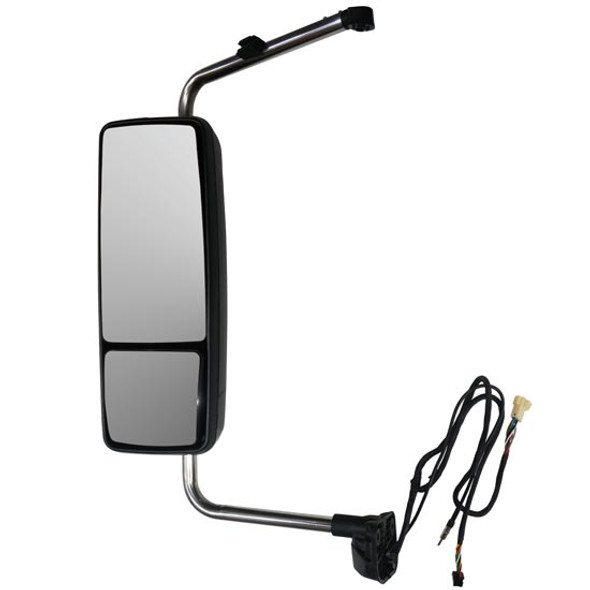 BESTfit Black Electric, Heated Mirror Assembly With Brackets For International ProStar Driver Side