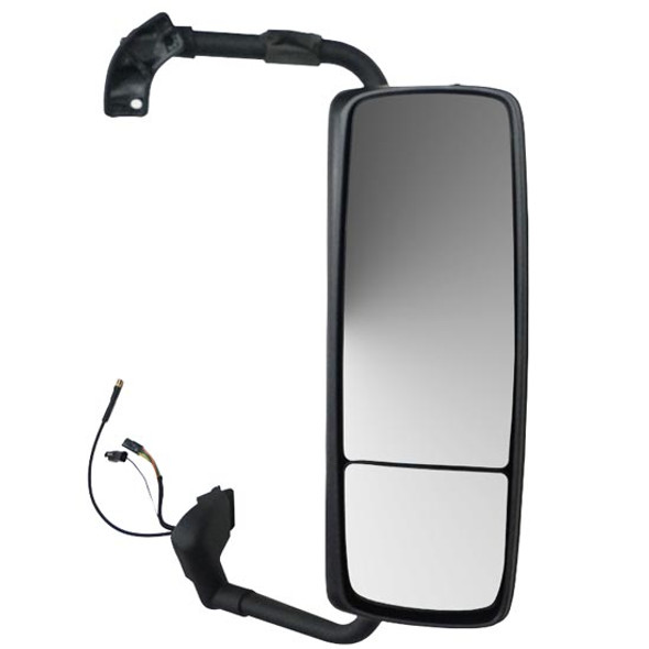 BESTfit Chrome Electric, Heated Mirror Assembly With Brackets For Volvo VNL -Passenger Side